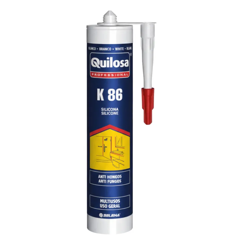 [SILK86] Silicon Quilosa Profesional K86 Color Blanco 280 ML